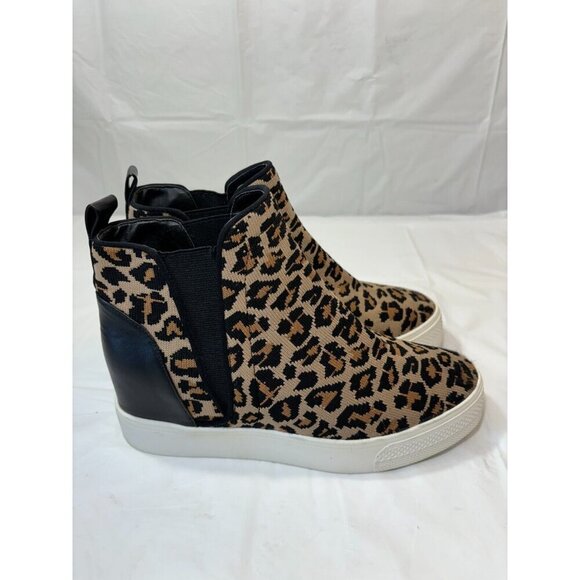 Steve Madden Womens Chime Animal Print Chelsea Boots Size 7 - Picture 11 of 11